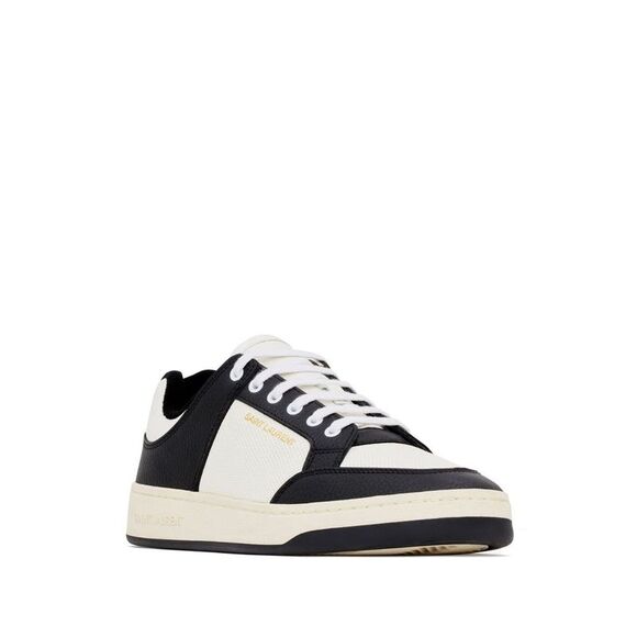 Saint Laurent Men Sl/61 Leather Sneakers - Picture 4 of 4
